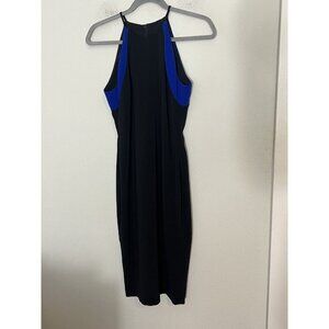 Badgley Mischka Blue And Black Dress Size 0